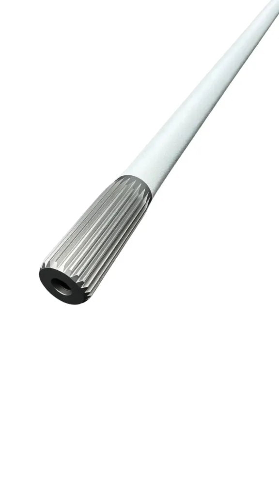 [2920 [7000]] TORSION BAR, FLIP-PAC CAMPER, 60 3/16" LONG X .615” DIA, 23 TOOTH ENDS